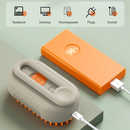 Deluxe 3-in-1 Pet Grooming Brush