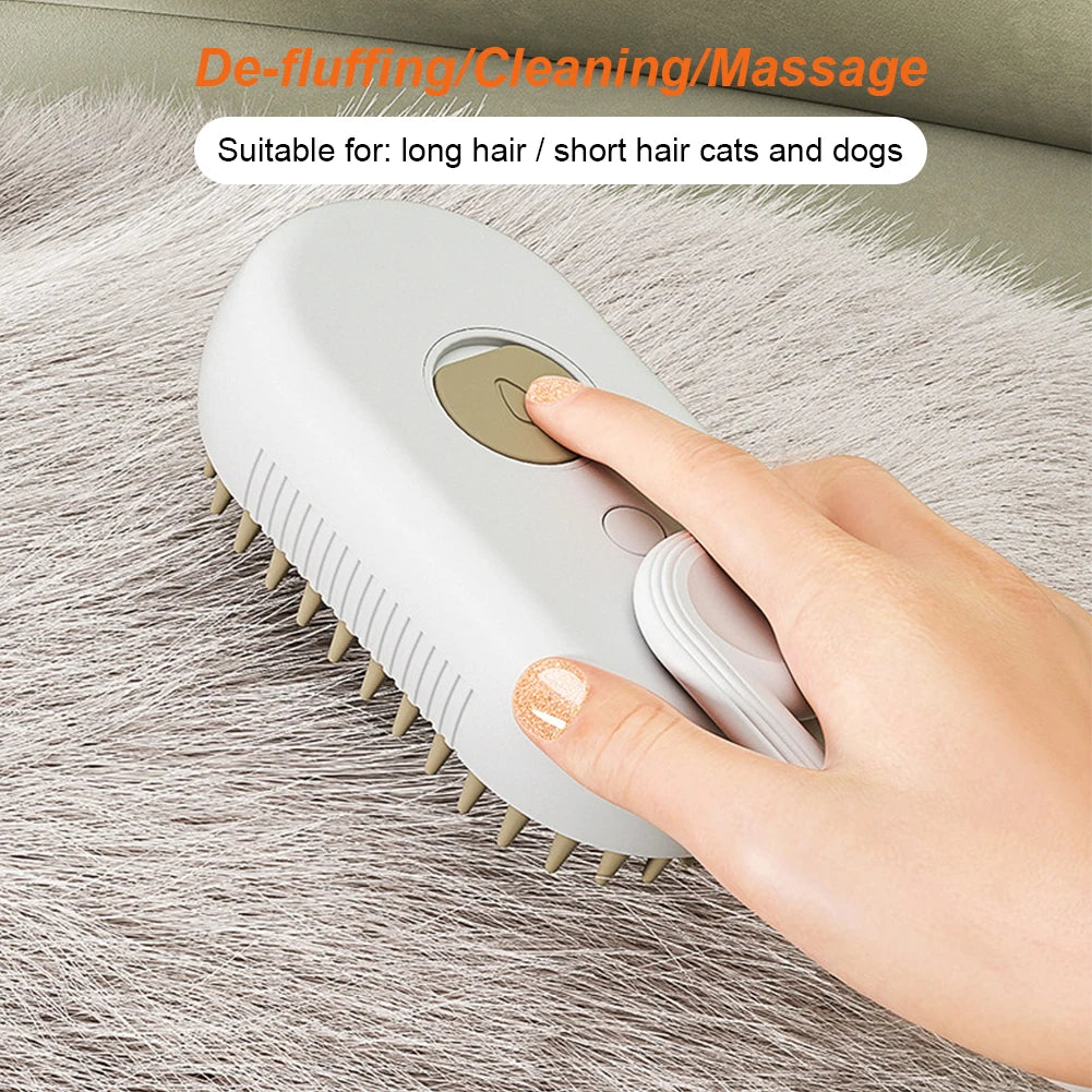 Deluxe 3-in-1 Pet Grooming Brush